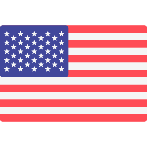 Stylized illustration of the United States flag with a blue canton of stars on the left and red-and-white stripes across the flag.